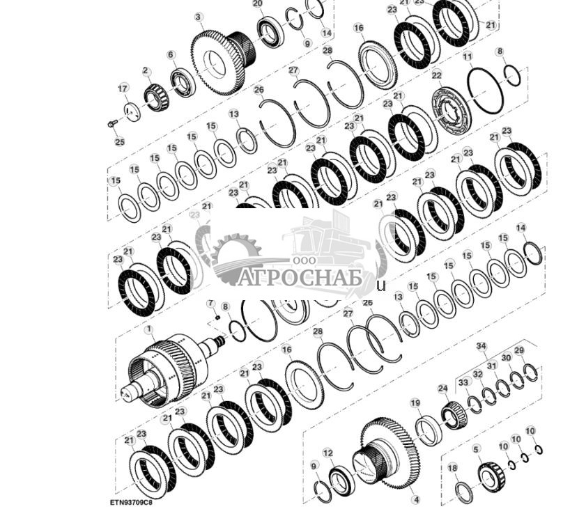 Вал, 4-я ступень, узел муфты - ST770627 437.jpg
